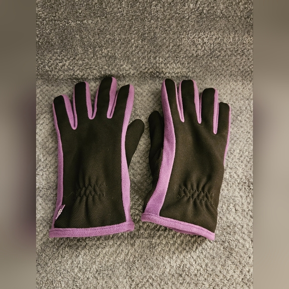 Isotoner Women's Tech Touch Gloves, NWOT, Purple/Black - Picture 1 of 7